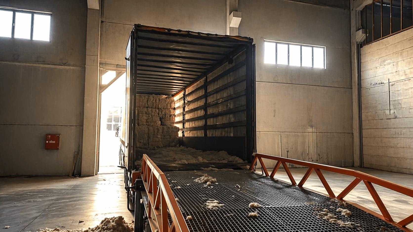 Portatif rampa ile yükleme ve indirme işlemleri